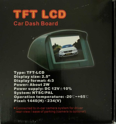 Tft lcd moniteur cam - moniteur,