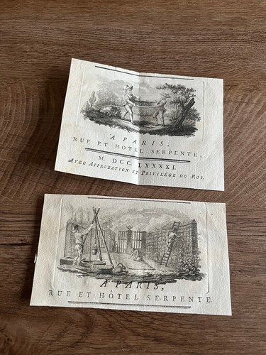 Gravure ancienne 18e siècle - gravure,