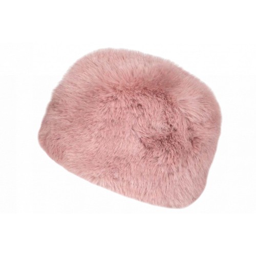 Chapka toque fourrure - toque, rose