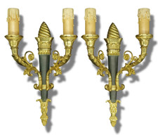 Paire appliques style - d'appliques,