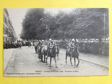 cpa  54 - NANCY CORTEGE HISTORIQUE 1909 TEMPLIERS de METZ Chevaliers