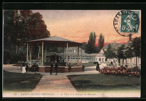 Cpa saint amand thermal - saint-amand-thermal,, le
