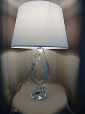Lampe en cristal signée Daum