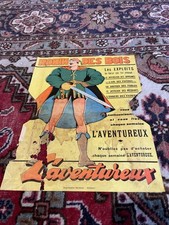 L’AVENTUREUX ROBIN DES BOIS C 1940 Affiche PLV Originale de Magasin  RARISSIME !