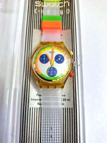 Swatch chrono neuf nos - chrono, jelly
