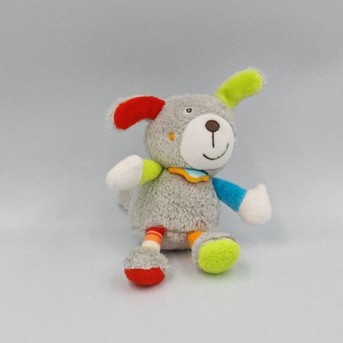 Doudou attache tétine chien