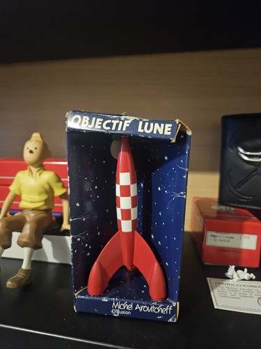 Figurine tintin kuifje fusée - kuifje,