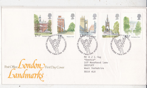 1980 london landmarks fdc - landmarks,