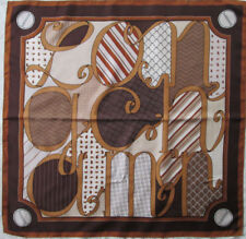 -Superbe Foulard LONGCHAMP soie  TBEG  vintage Scarf  87 x 88 cm
