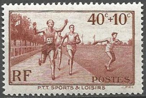 Timbre france 346 ptt sports - timbre, *ptt