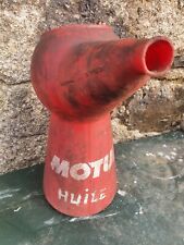 Vintage Jerrycan Bidon Broc Arrosoir Motul 5L huile gas-oil Rouge Garage Voiture