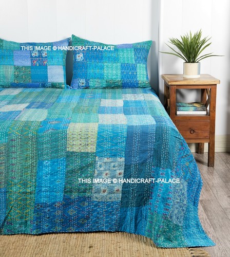 Couverture patchwork kantha - kantha, en