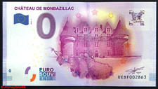 Billet touristique zero €uro, CHATEAU DE MONBAZILLAC, 2016, neuf