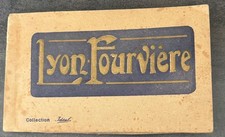 CARTES POSTALES ANCIENNES CARNET COMPLET 20 CPA « SOUVENIR DE LYON FOURVIÈRE »