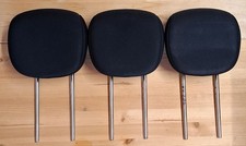 3 appuie-tête siege banquette arriere tissu noir Nissan NV 200 NV200