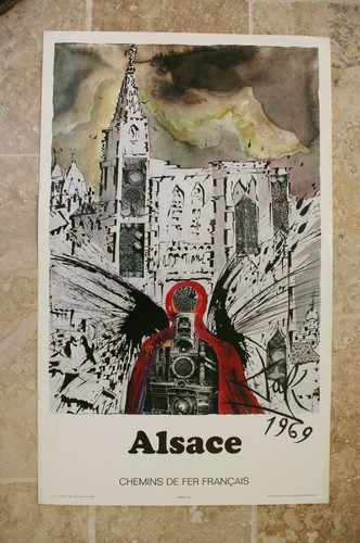 Affiche originale dali 1970 - originale,