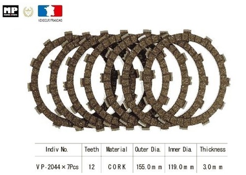 Kit disques embrayage - 7, d'embrayage