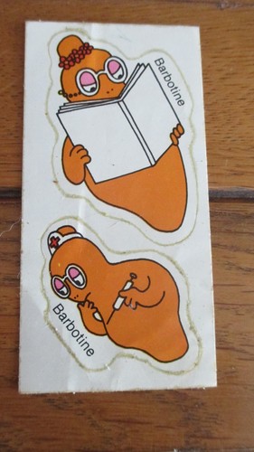 Sticker vintage barbapapa - vintage,