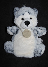 Doudou  HISTOIRE D'OURS HO2263 Marionnette chien Husky gris blanc Loup Morzine