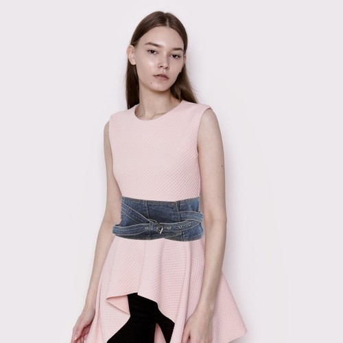 Ceinture robe denim - de,