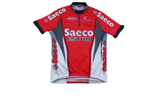 Maillot vélo rétro saeco - maillot,
