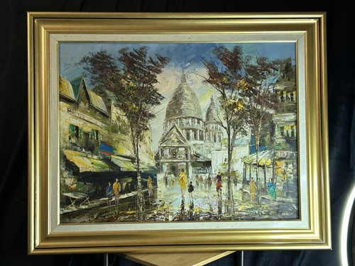 Huile toile luis ramon - huile,