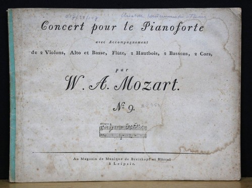 Partition pour piano - piano, kv