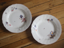 Paire assiettes creuses
