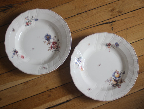 Paire assiettes creuses