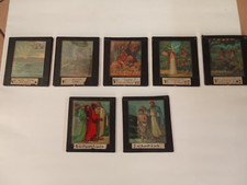 LOT DE 7 PLAQUES EN VERRE