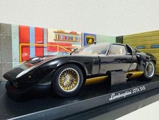 Voiture miniature Kyosho Lamborghini Jota SVR noire 1/18 moulé sous...