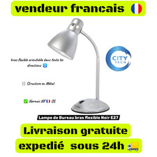 Lampe de Bureau bras flexible