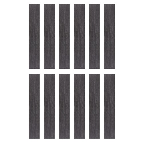 12pcs 36x6 wood effect pvc - 36x6",