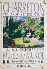 Affiche VICTOR CHARRETON 2007 Exposition Musée de MUROL