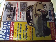 µ? Revue Retro Hebdo n°93 Tricar FN Simca Aronde P60 Armstrong Siddeley Sapphire