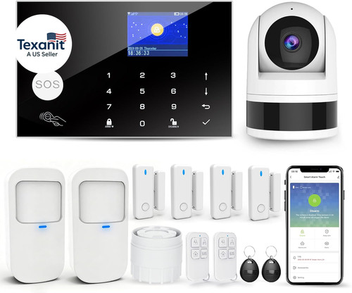 Home security system - home,