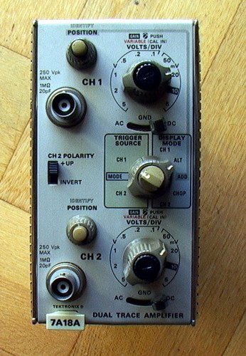 Tiroir 7a18a tektronix - tiroir,