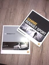 Lot 2 Catalogue brochure Renault Sport Clio / Megane / Twingo RS 01/2010 France