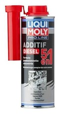 Décrassant Moteur Additif  Diesel 5 en 1 Pro LIQUI MOLY traite 70L  500ml