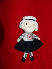 doudou poupée mon petit porte bonheur TERRE DE MARINS Neuf 