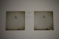 1 boite: Meeting aviation "Lille 1910" - plaque de verre positif stéréo