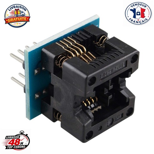 Adaptateur soic8 sop8 vers - soic8,