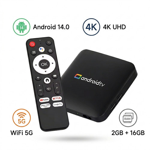 Smart box android 4k h96 - tv,