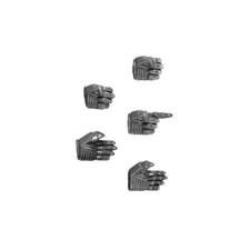 SMGK37 MAINS x5 CHEVALIER GRIS