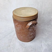 Pot Ancien en Grès Vernissé – Pour Confit, Graisse ou Salaison