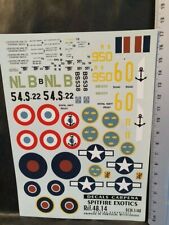 DECALS 1/48 SPITFIRE EXOTICS - CARPENA 4814