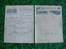 Lot 2 factures anciennes