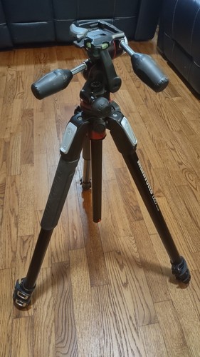Manfrotto 055 aluminum tripod - manfrotto,
