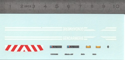 Décalcomanie gendarmerie - décalcomanie, "gendarmerie"