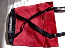 Sac "Diesel" daim rouge et